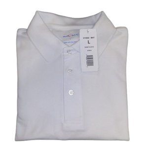 NWT Mark Twain White Polo Shirt